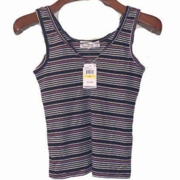 Hippie Rose Tops - #53 NWT Hippy Rose Striped Tank-M